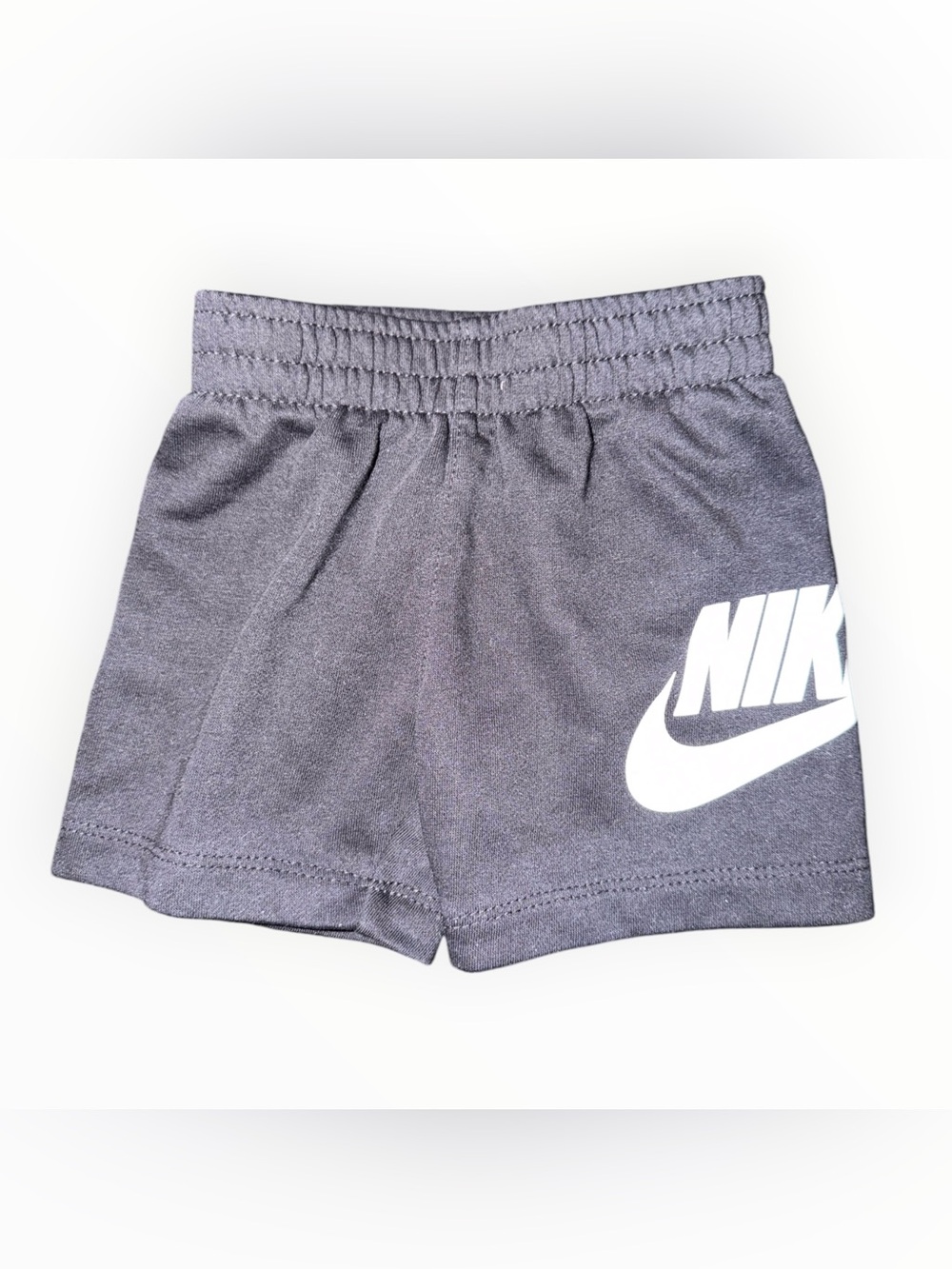 Nike Boys Gray Athletic Logo Shorts 12M